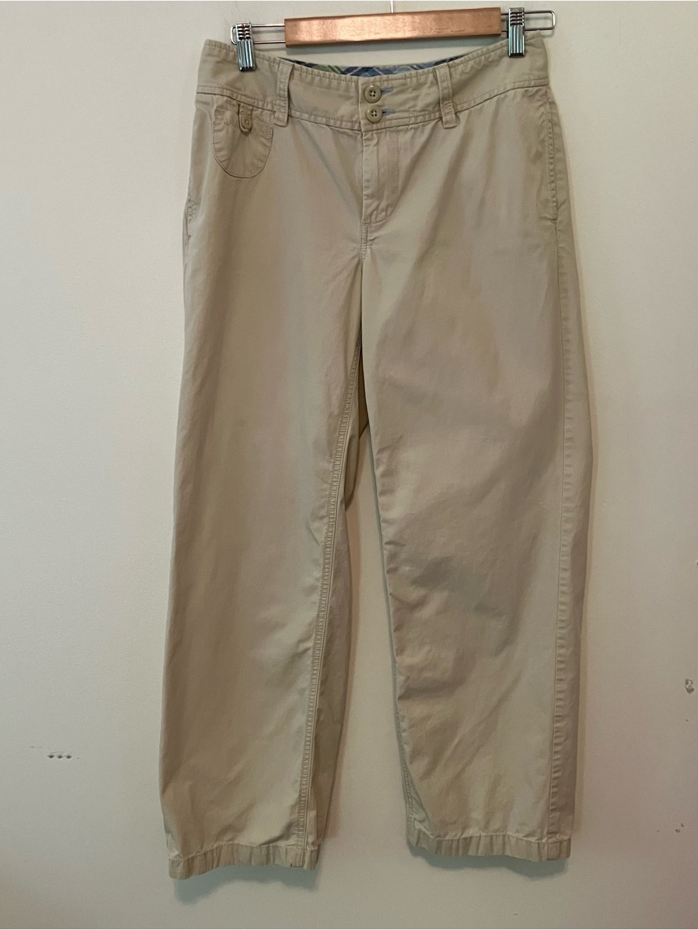 VTG LL Women’s Bean Sz. 6 Favorite Fit 90s Low Rise Tan Pants Cotton Straight